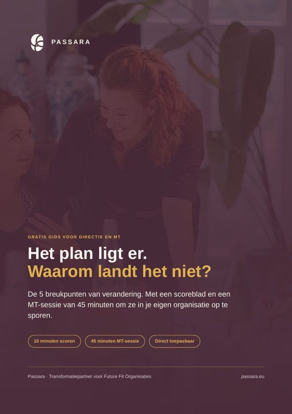 Voorkant gids Het plan ligt er. Waarom landt het niet?