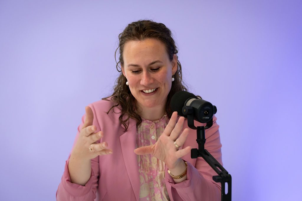 Iris Serpenti tijdens het lunchwebinar